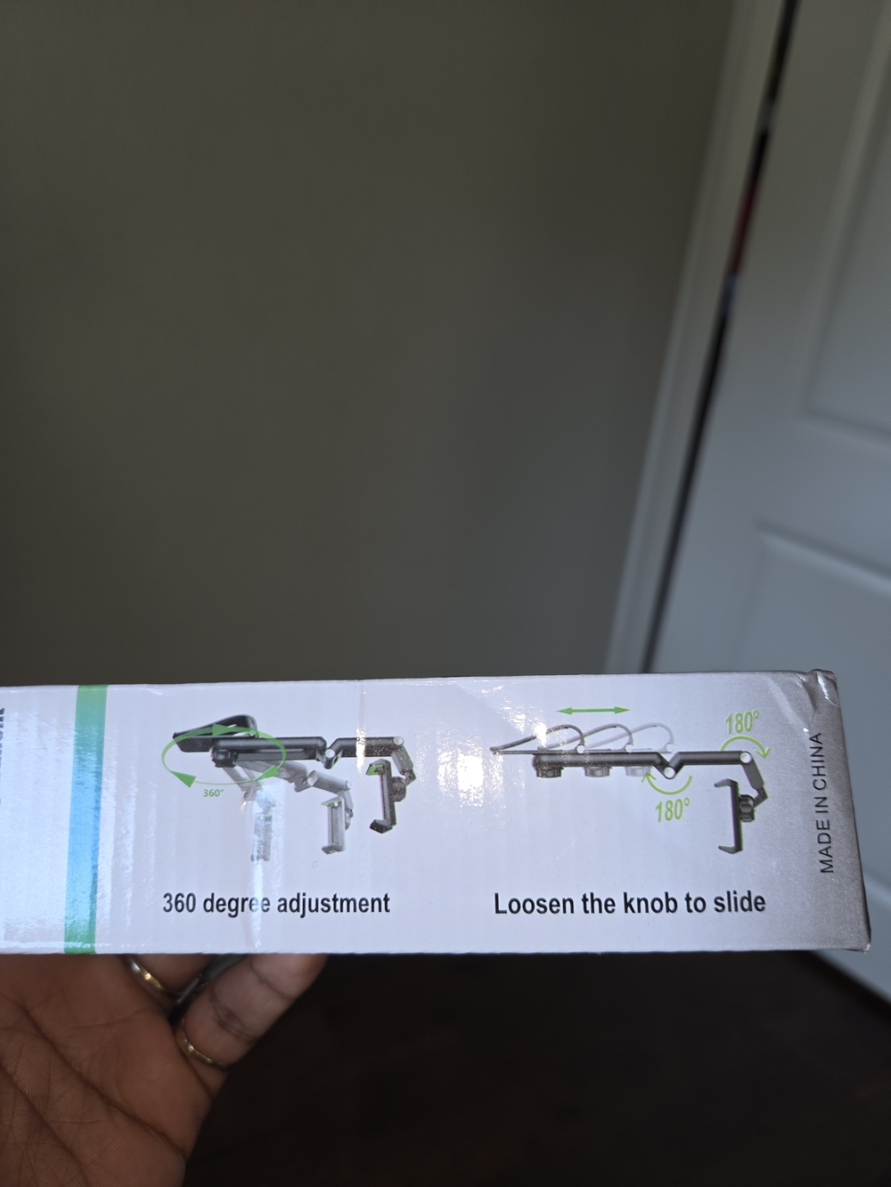 Multi-Scene In-Visor Phone Mount — Black - Picture 2 of 6
